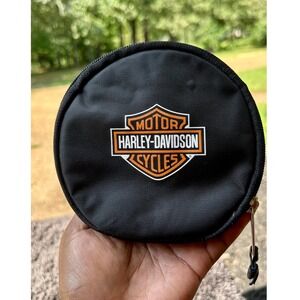 Harley Davidson CD Pouch‎ Holder Black Zipper case